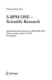 Tapa de S-BPM ONE – Scientific Research