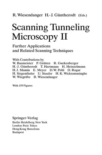 Tapa de Scanning Tunneling Microscopy II