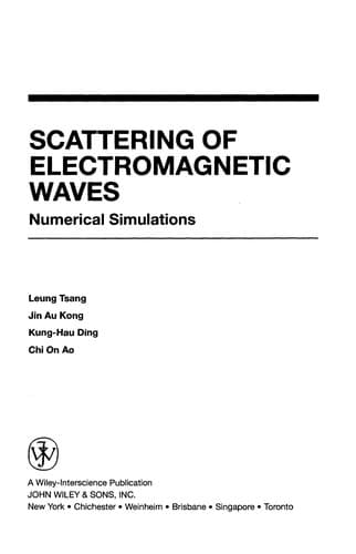 Tapa de Scattering of electromagnetic waves