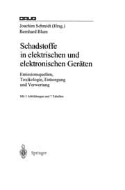 Tapa de Schadstoffe in elektrischen und elektronischen Geräten