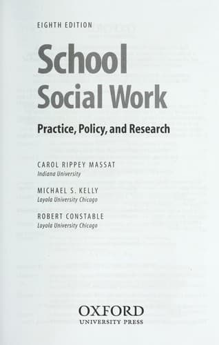 Tapa de School social work