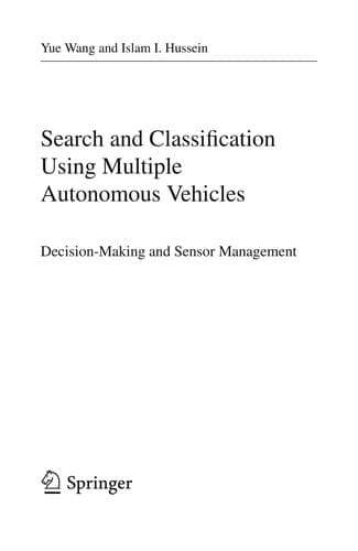 Tapa de Search and Classification Using Multiple Autonomous Vehicles