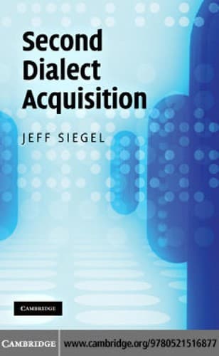Tapa de Second dialect acquisition