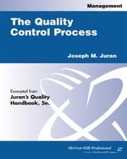 Tapa de Juran's quality handbook