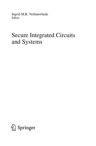 Tapa de Secure integrated circuits and systems