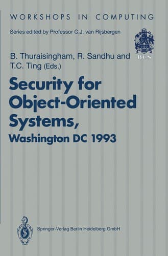 Tapa de Security for object-oriented systems