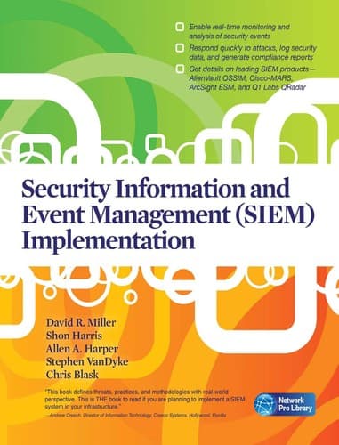 Tapa de Security information and event management (SIEM) implementation