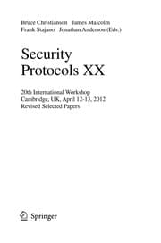 Tapa de Security Protocols XX