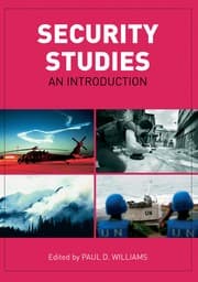 Tapa de Security Studies