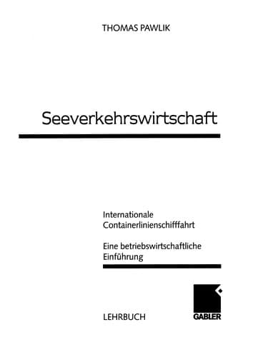 Tapa de Seeverkehrswirtschaft