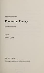 Tapa de Selected readings in economic theory from Econometrica