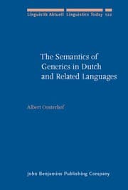 Tapa de The semantics of generics in Dutch and related languages