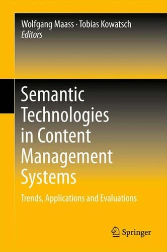 Tapa de Semantic Technologies in Content Management Systems