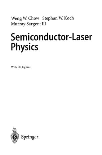 Tapa de Semiconductor-Laser Physics