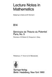 Tapa de Séminaire de Théorie du Potentiel
