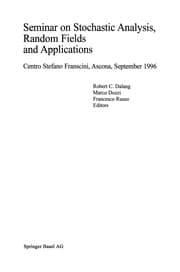 Tapa de Seminar on Stochastic Analysis, Random Fields and Applications