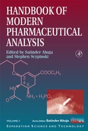 Tapa de Handbook of modern pharmaceutical analysis