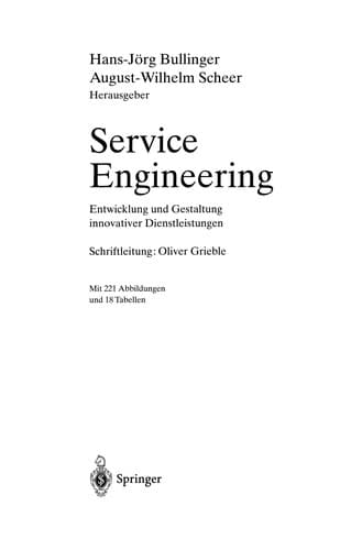 Tapa de Service Engineering