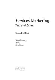 Tapa de Services marketing