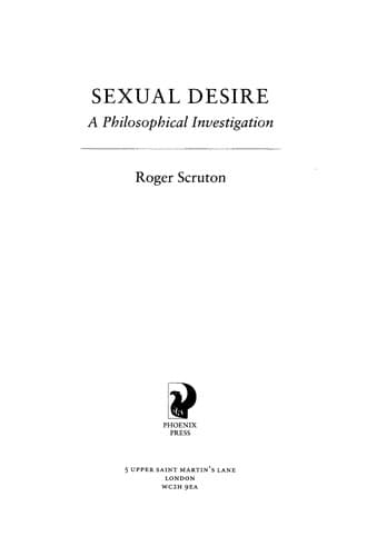 Tapa de Sexual desire