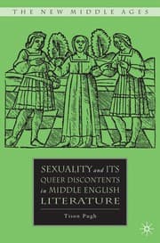 Tapa de Sexuality and Its Queer Discontents in Middle English Literature (The New Middle Ages)