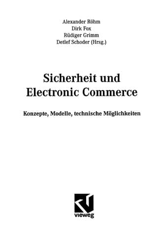 Tapa de Sicherheit und Electronic Commerce