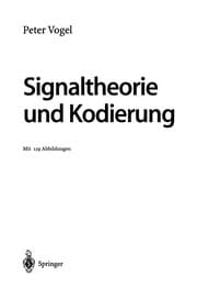 Tapa de Signaltheorie und Kodierung