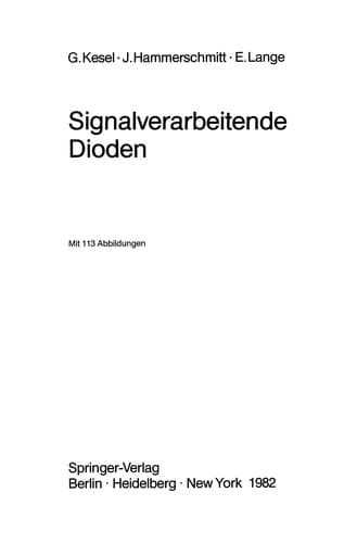 Tapa de Signalverarbeitende Dioden