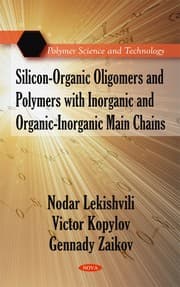 Tapa de Silicon-organic oligomers and polymers with inorganic and organic-inorganic main chains