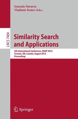 Tapa de Similarity Search and Applications