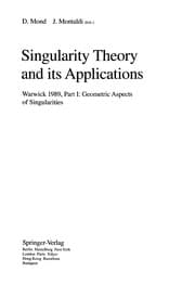 Tapa de Singularity theory and its applications