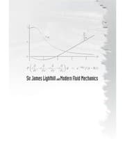 Tapa de Sir James Lighthill and modern fluid mechanics