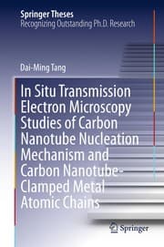 Tapa de In Situ Transmission Electron Microscopy Studies of Carbon Nanotube Nucleation Mechanism and Carbon Nanotube-Clamped Metal Atomic Chains
