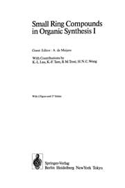 Tapa de Small ring compounds in organic synthesis