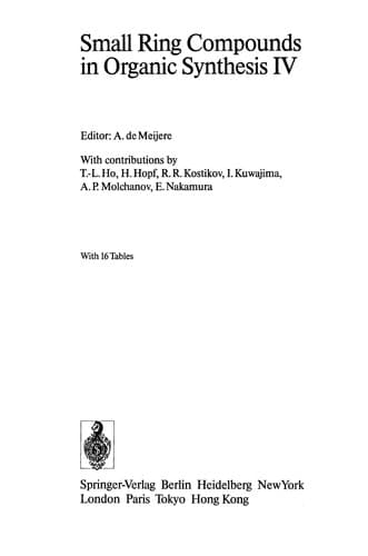 Tapa de Topics in Current Chemistry