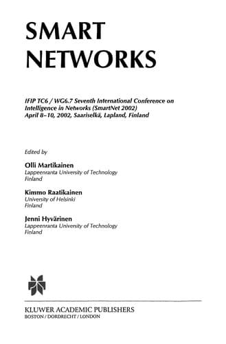 Tapa de Smart Networks