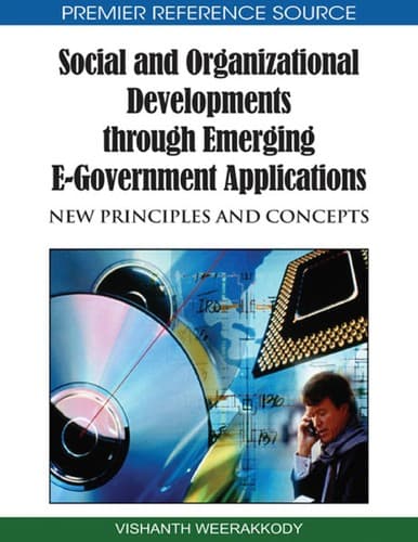 Tapa de Social and organizational developments through emerging e-government applications