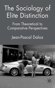 Tapa de The sociology of elite distinction