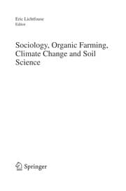 Tapa de Sociology, organic farming, climate change and soil science