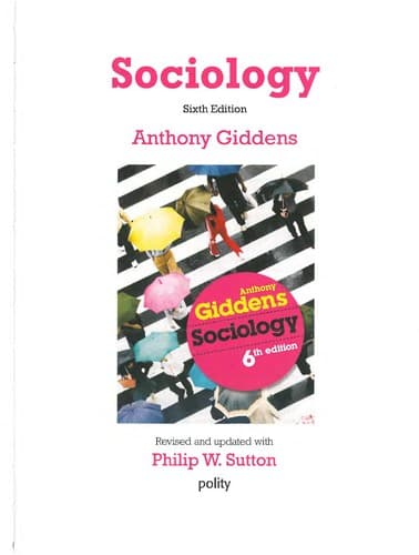 Tapa de Sociology