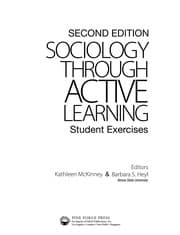 Tapa de Sociology through active learning