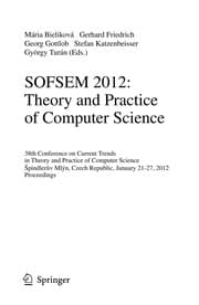 Tapa de SOFSEM 2012: Theory and Practice of Computer Science
