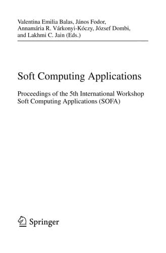 Tapa de Soft Computing Applications