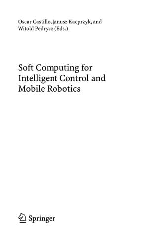 Tapa de Soft Computing for Intelligent Control and Mobile Robotics