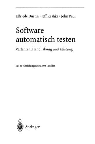Tapa de Software automatisch testen