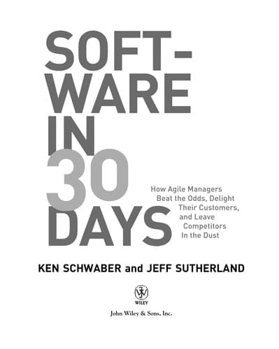 Tapa de Software in 30 days