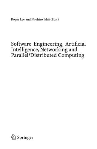 Tapa de Software Engineering, Artificial Intelligence, Networking and Parallel/Distributed Computing