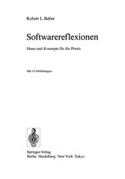 Tapa de Softwarereflexionen