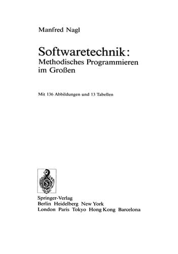 Tapa de Softwaretechnik