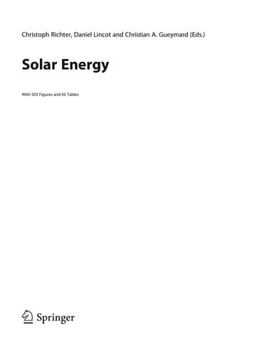 Tapa de Solar Energy